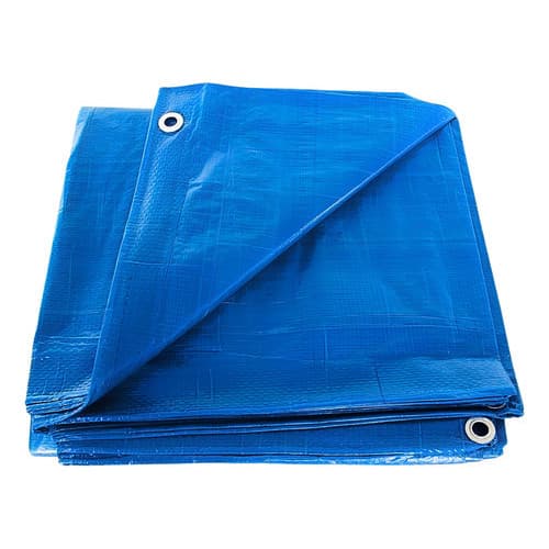 Lona Impermeável Polietileno Azul 2x2m 80gr/m2 Polietileno