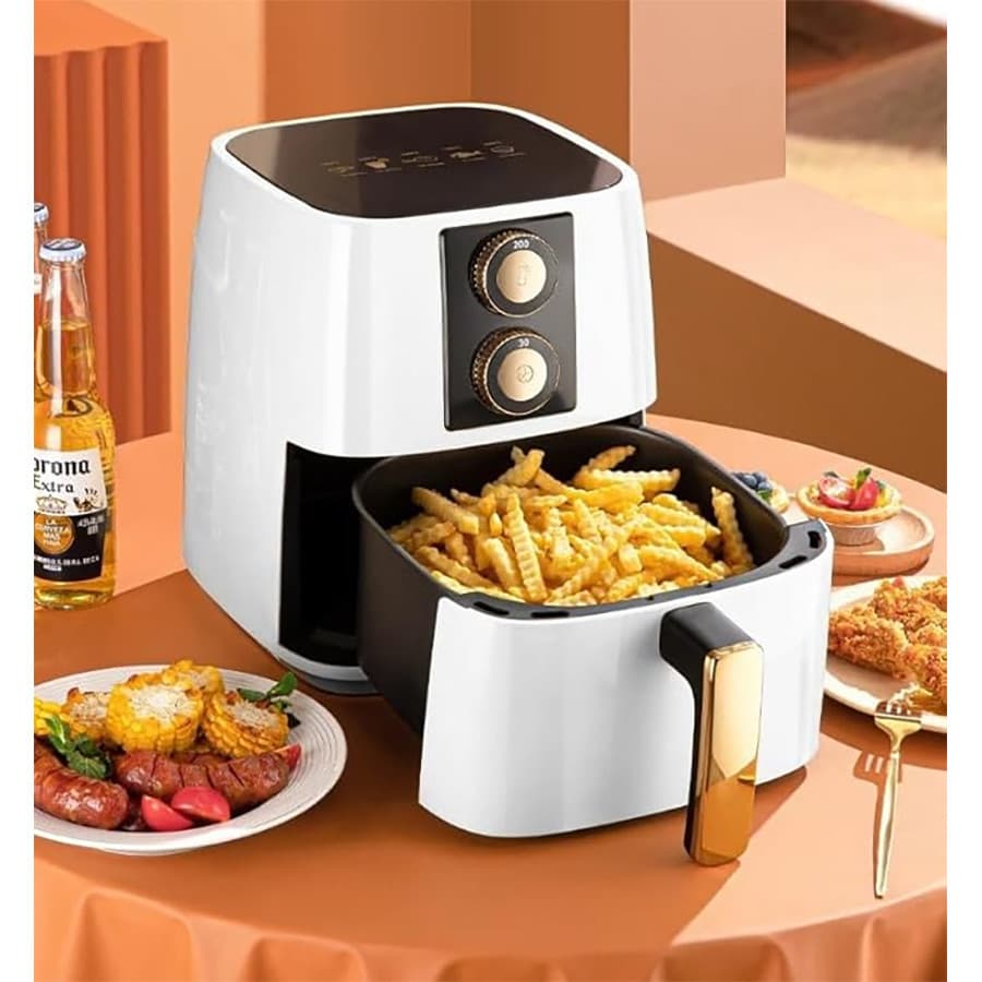 Fritadeira Air Fryer Sem Óleo 5L 1500W - Home Land
