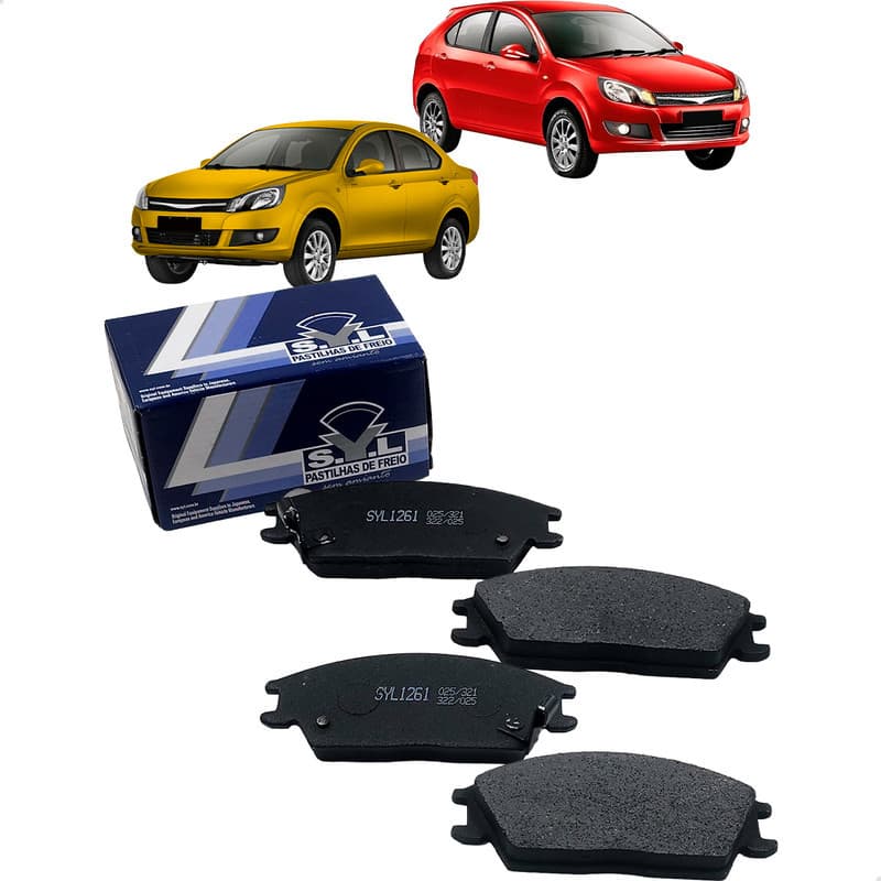 Pastilha De Freio Dianteira Jac Motors J3 Turin 1.4 1,5 16v 2011 2012 2013 2014 2015