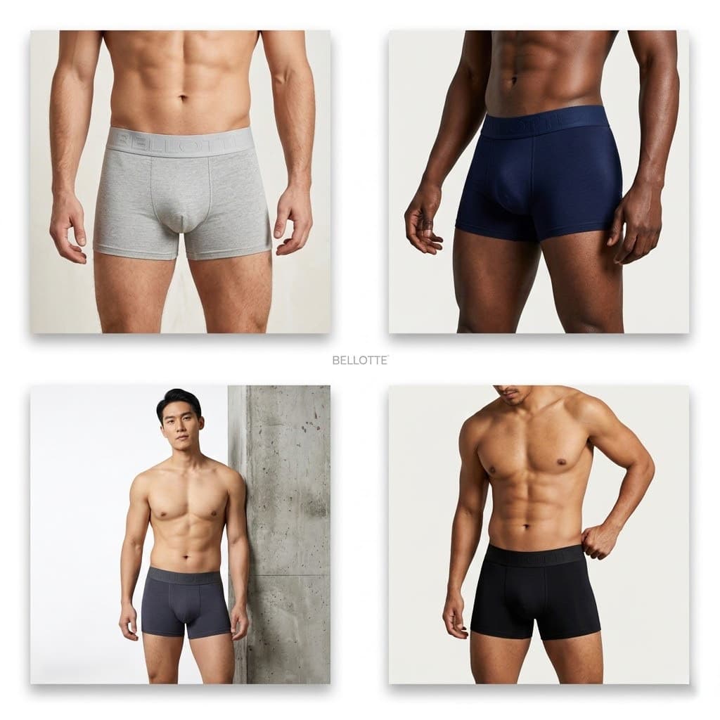 Cueca Boxer Algodão Masculina Bellotte – Conforto e Estilo Diário