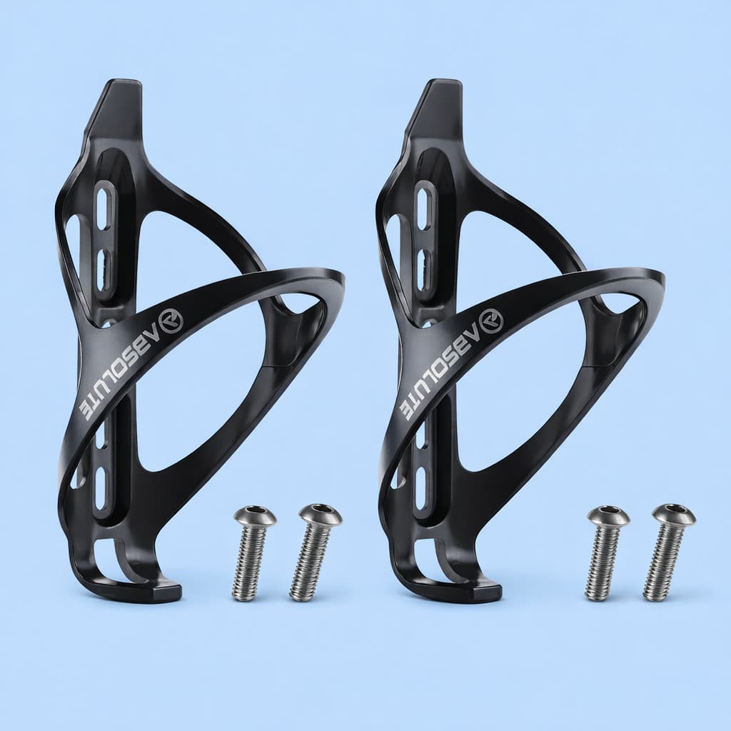 Kit 2 Suportes Bike Nylon Preto MTB Speed Universal