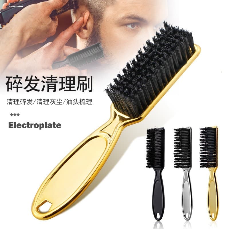 Escova de limpeza para varrer o cabelo, escova macia dedicada para corte de cabelo quebrado, espanador, escova para carg