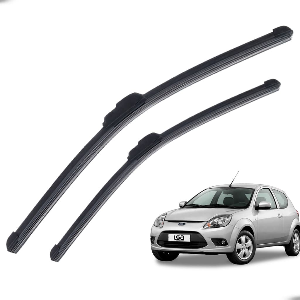 Par de Palhetas para Ford Ka 2008 até 2013 Gancho Limpador do Para brisa Automotiva Silicone Cinoy