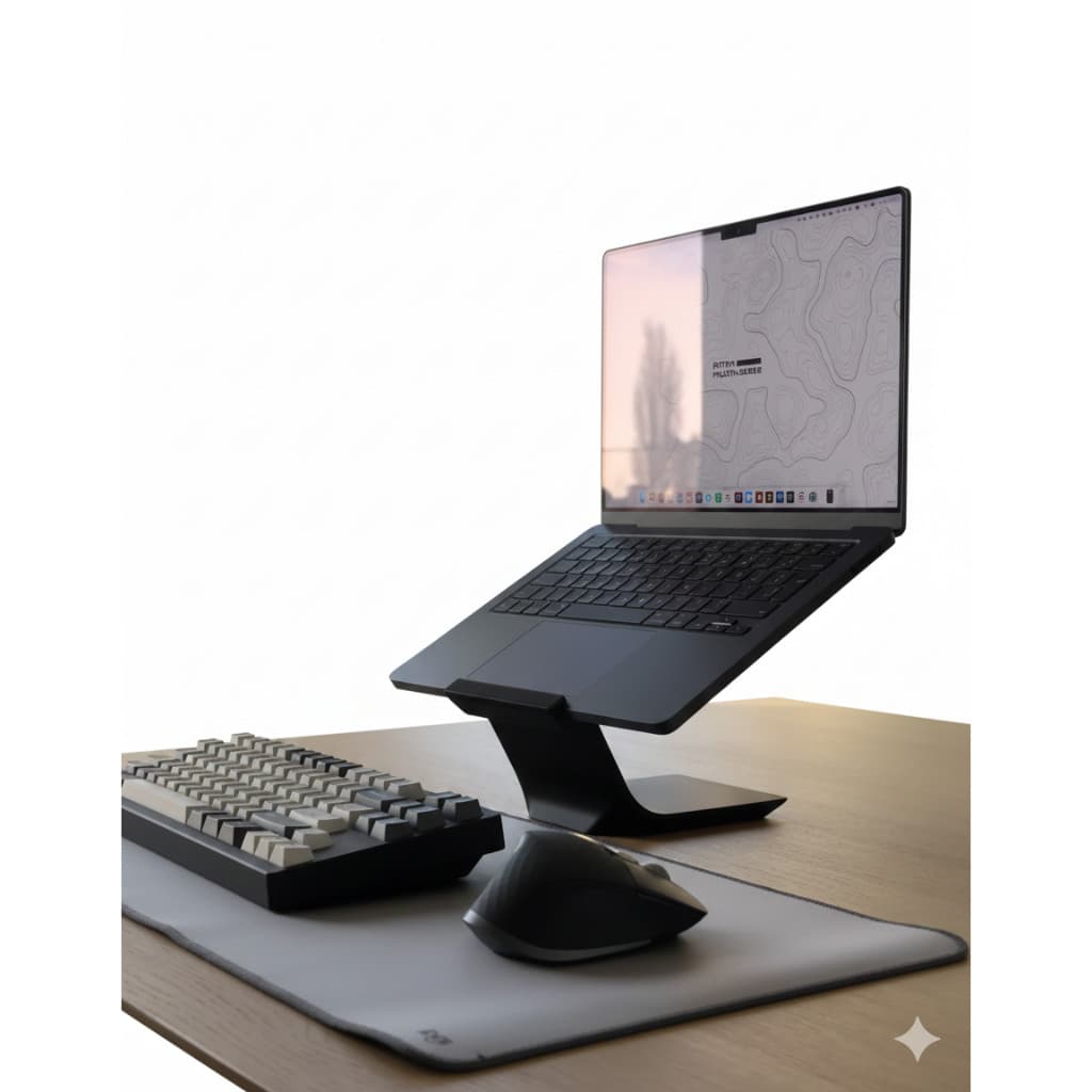 Suporte Ergonômico para Notebook Leve e Ajustável com Ventilação