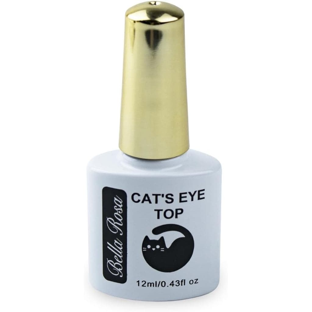 Top Coat Olho de Gato Magnético Soak-Off LED/UV Bella Rosa