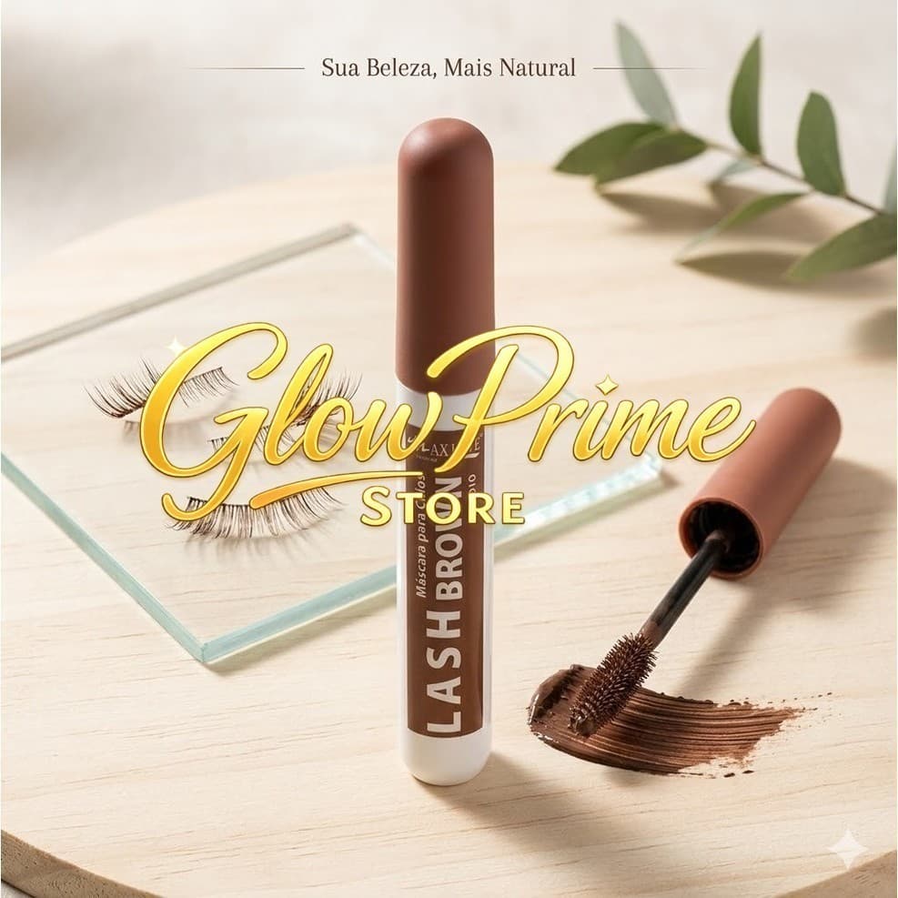 (V)Máscara para Cílios Lash Brown Médio Max Love Marrom 5mL914Q