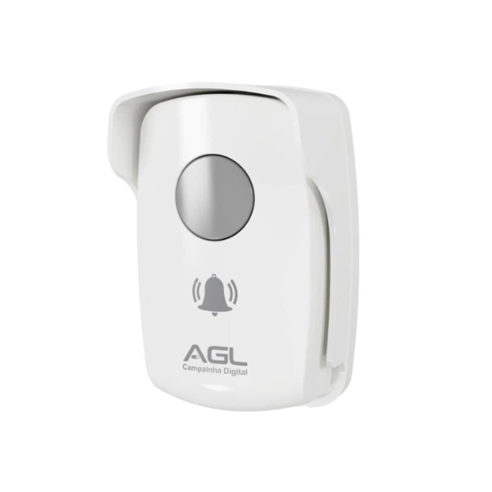 Campainha Digital Sem Fio AGL com 35 Toques  Resistente a Chuva Bivolt  Praticidade e Tecnologia Sem Fios Alcance 50m