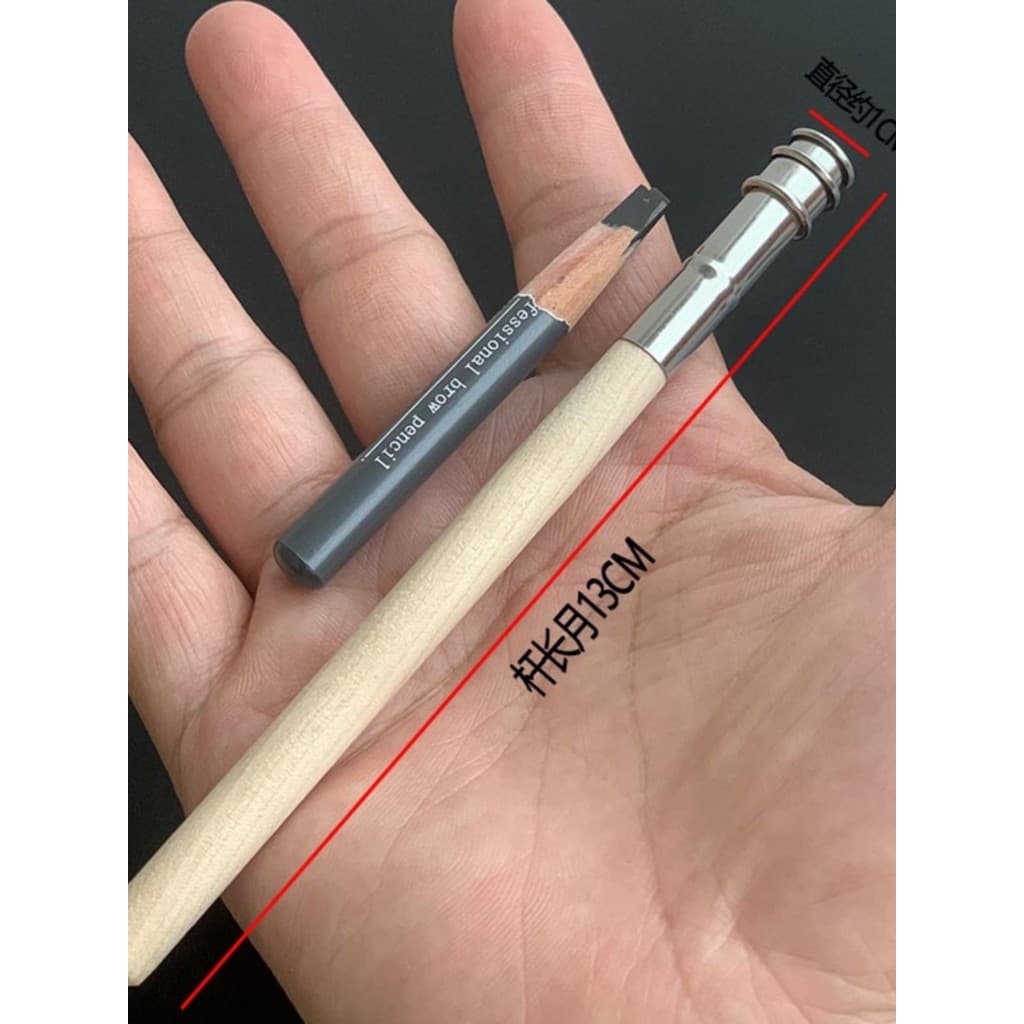Lápis de sobrancelha haste de extensão Universal caneta de maquiagem dedicado extensão haste caneta transparente tampa p