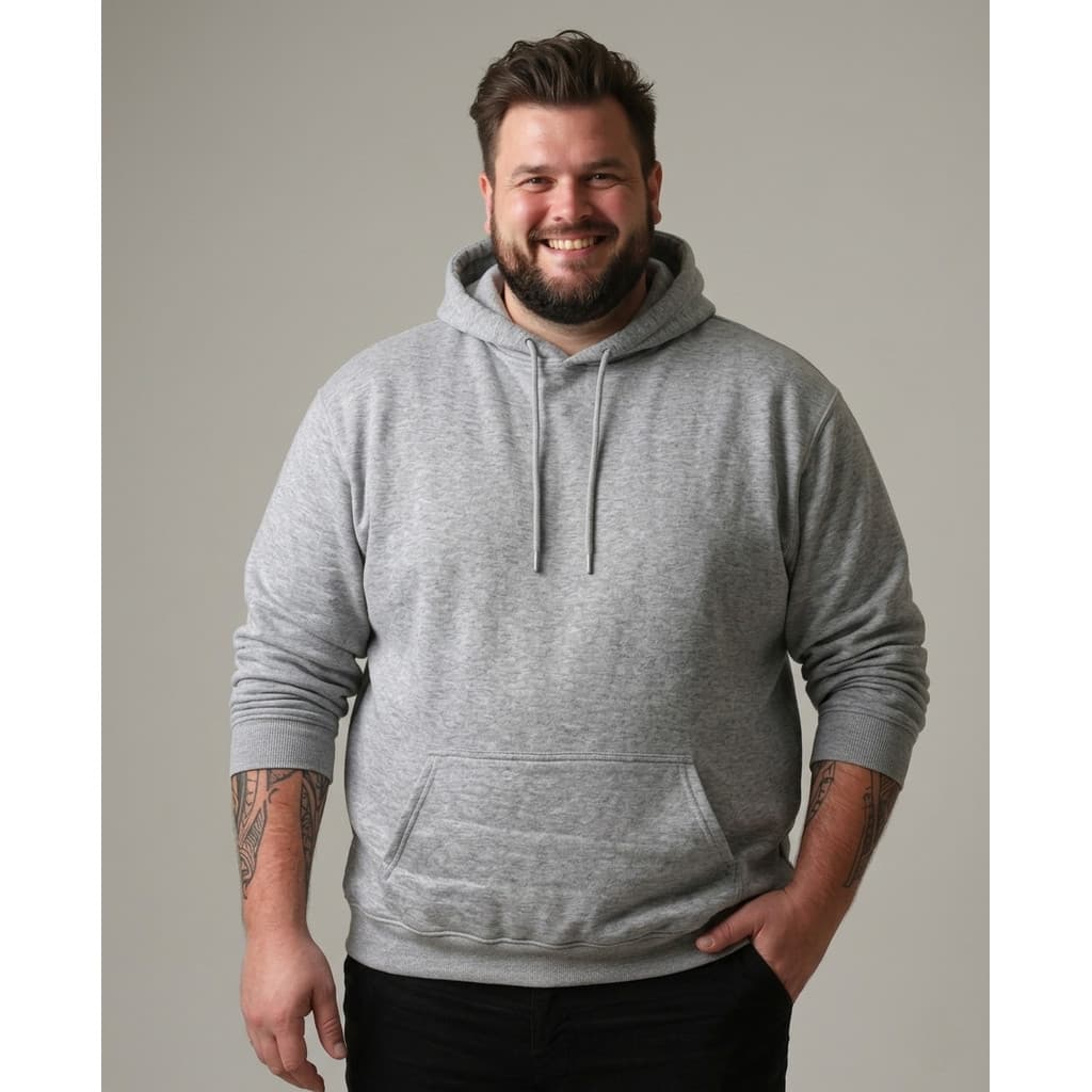 Moletom Plus Size Masculino Casaco Blusa de Frio Aberto Canguru Blusão Moletom Feminina ou Blusa Feminina