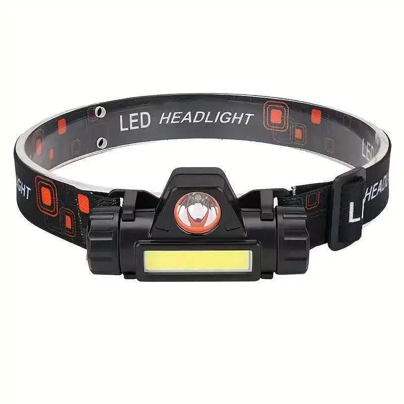 Lanterna de Cabeça Led COB Caminhada Pesca Ciclismo High Power kapbom Original