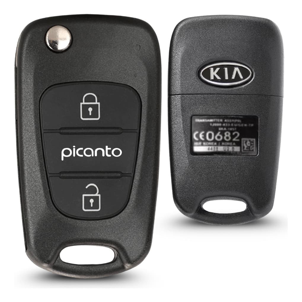 Chave Canivete Kia Picanto 2011 A 2015 3 Botões