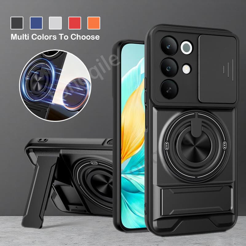 Capa à prova de choque para Realme C85 Pro 5G 4G RealmeC85 C85Pro 2025, capa traseira, suporte de carro, suporte de braç