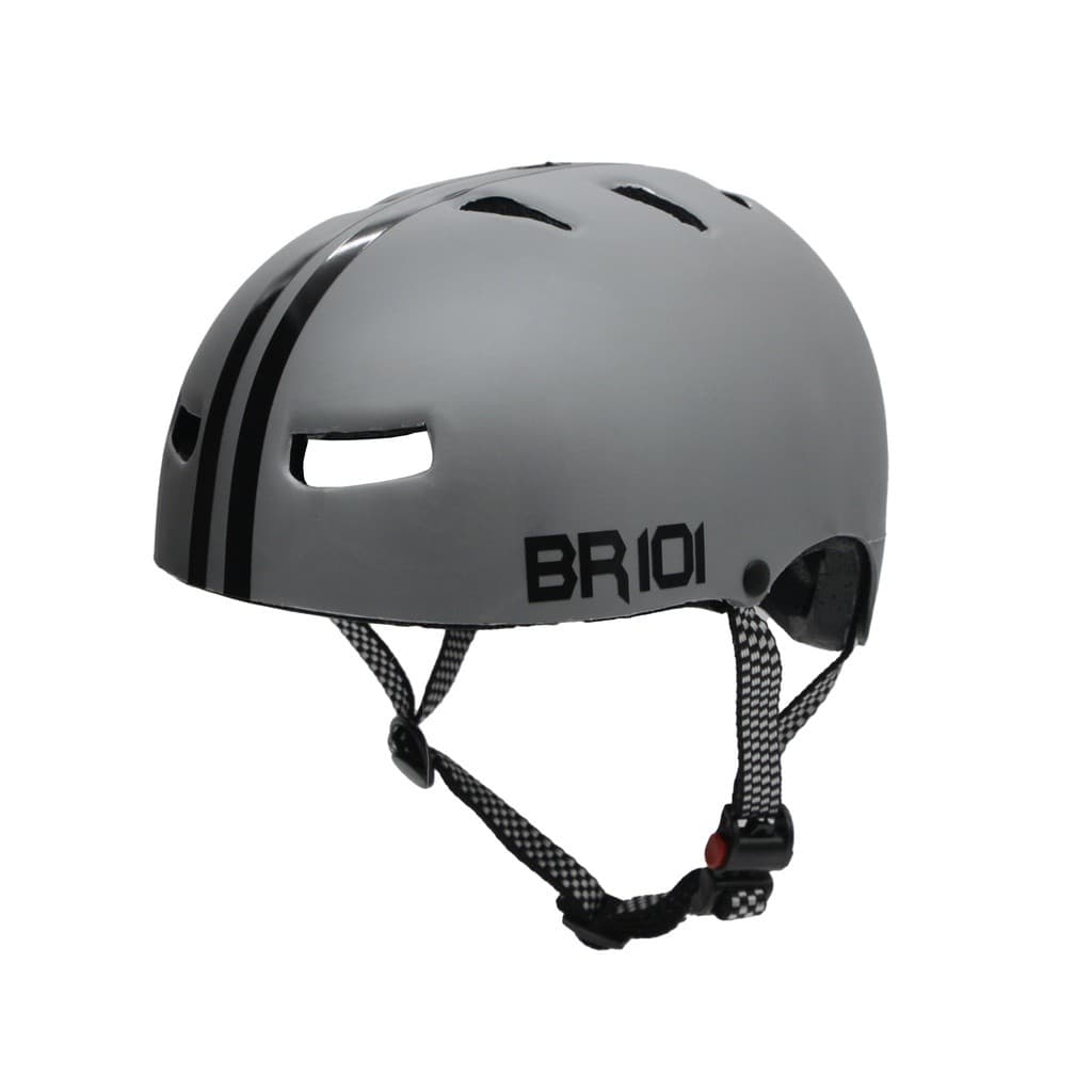 Capacete Bike Ciclismo Skate Patins Patinete Profissional Prata Fosco