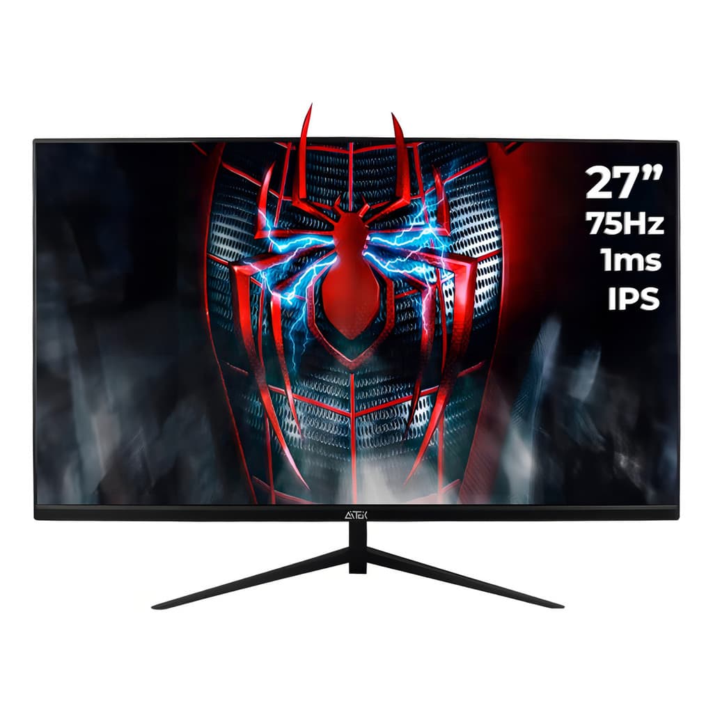 Monitor Gamer Aitek 27'' Full HD 75Hz FreeSync IPS 1ms Modelo DELTA-M2710A