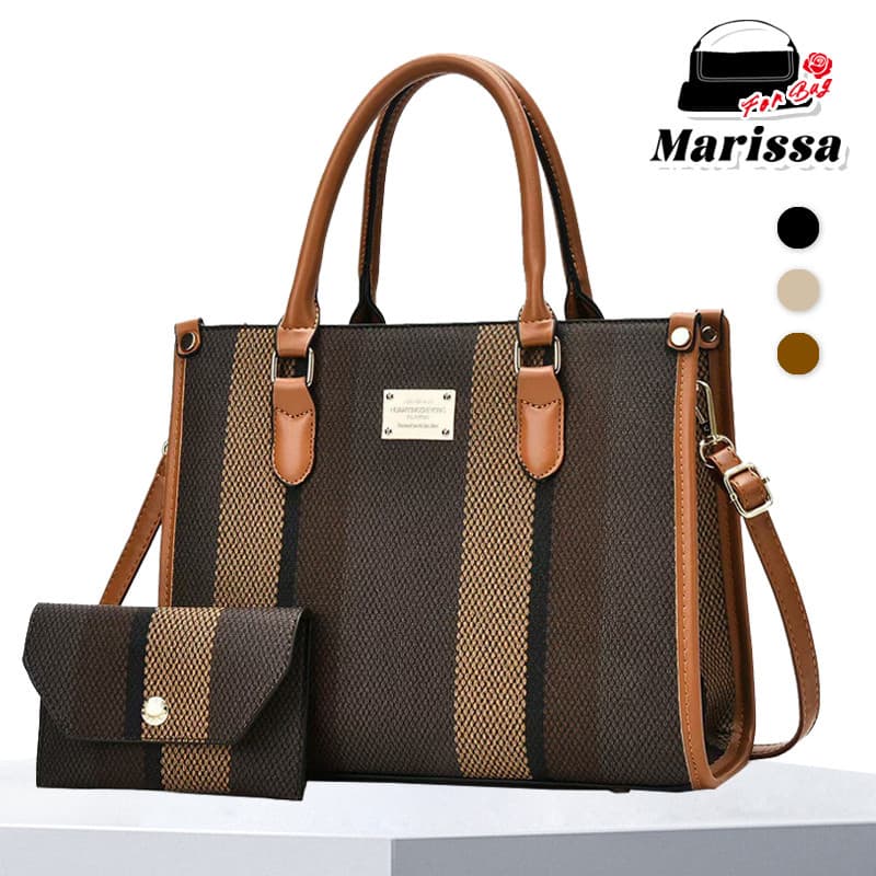 Marissa Bolsa Tote Feminina Listrada Mãe e Filha Ombreira Transversal