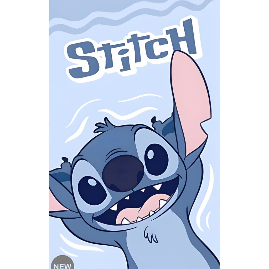 Toalha de Banho Infantil Lilo e Stitch 13 Dohler 100% Algodão Super Macia