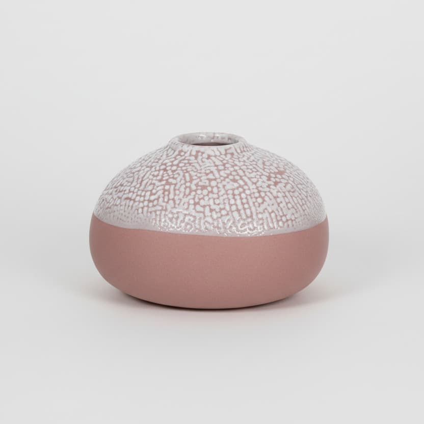 Vaso Decorativo em Porcelana Terracota Minimalista