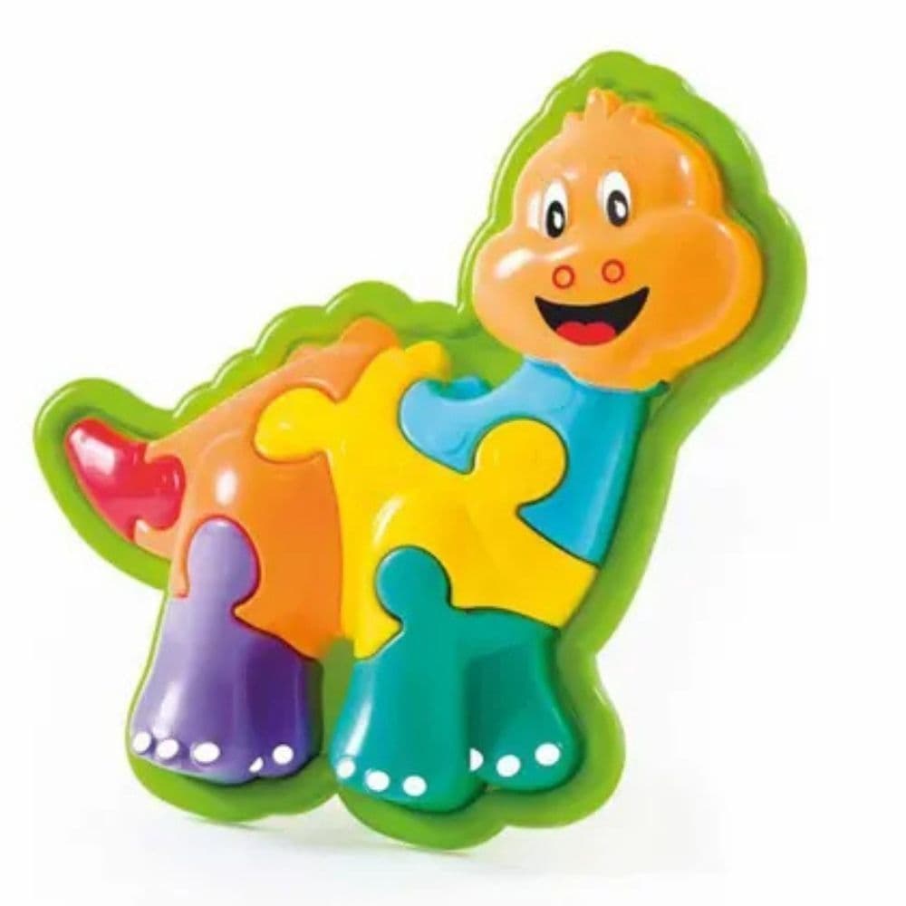 Brinquedo Animal Puzzle 3D Dino Cores Sortidas Tateti