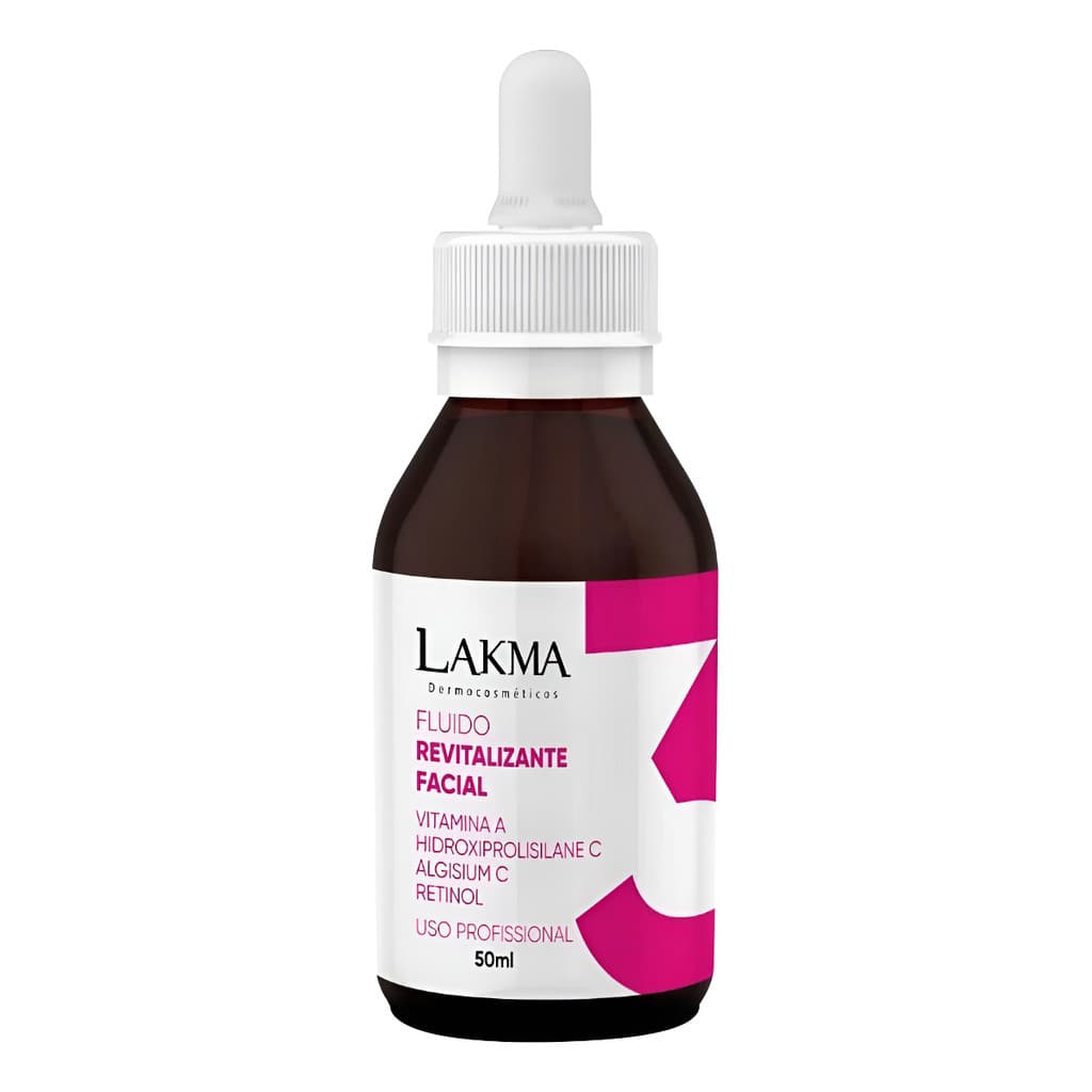 FLUIDO REVITALIZANTE COLÁGENO E ELASTINA LAKMA PASSO 3 - 50ML NORMAL