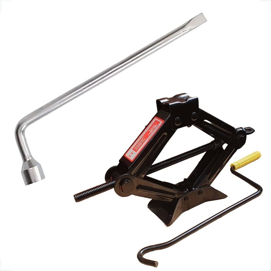 Macaco Para Carro 1t + Chave De Roda L 21 Mm Toyota Nissan