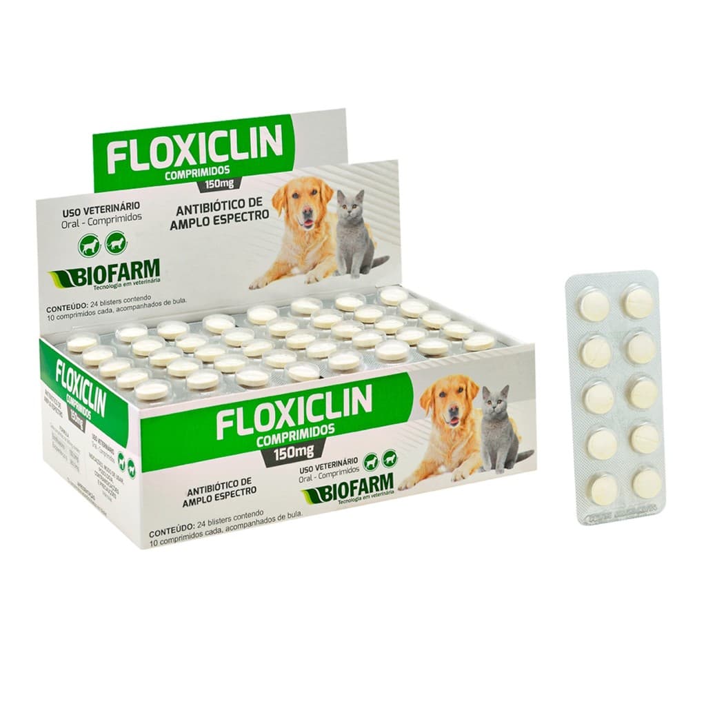 Floxiclin 150Mg Display Com 24 Cartelas Com 10 Comprimidos