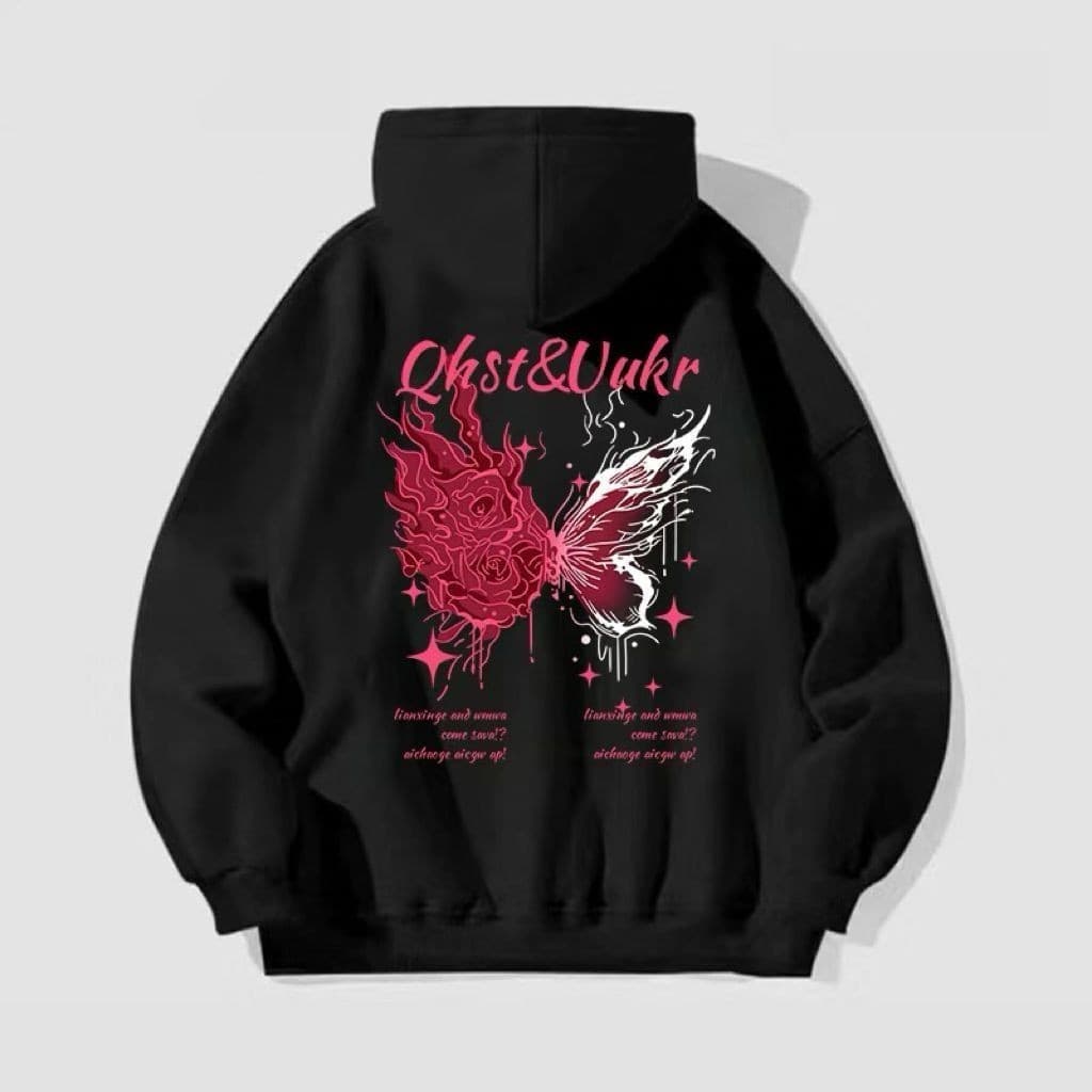 2025 Inverno Novo Moletom Com Capuz De Pelúcia Coreano Ins Americano High Street Retro Casaco