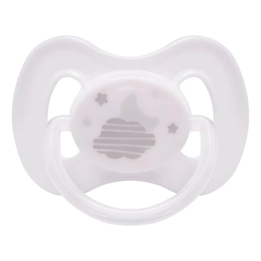 Chupeta Comfort Noturna Nuvem 6-18 meses - Cinza - Buba