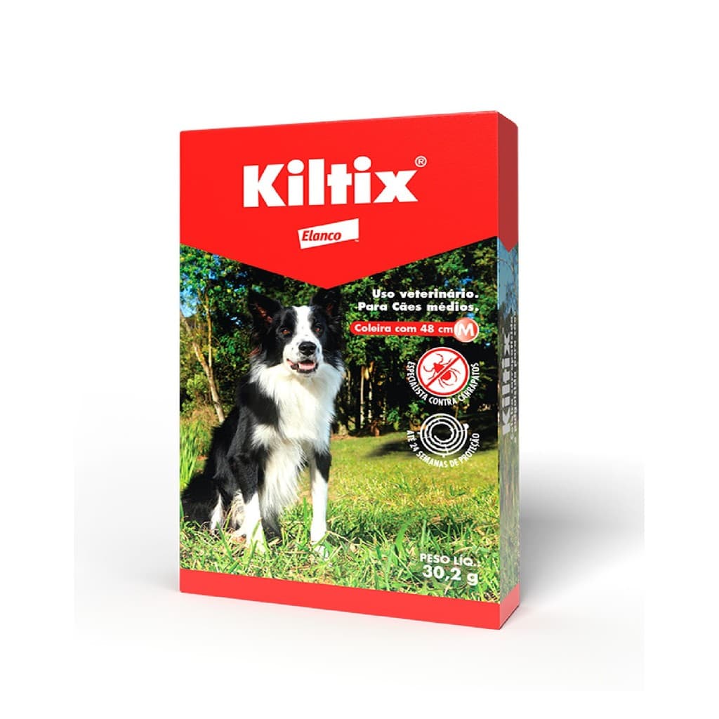 COLEIRA ANTI PULGAS KILTIX MEDIA 48 CM
