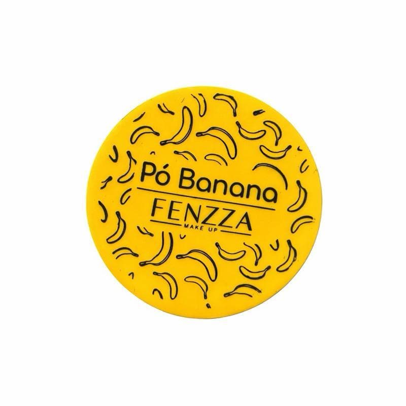 Pó Banana Fenzza Make Up – Pó Facial Solto Matte para Selar Maquiagem e Iluminar a Pele