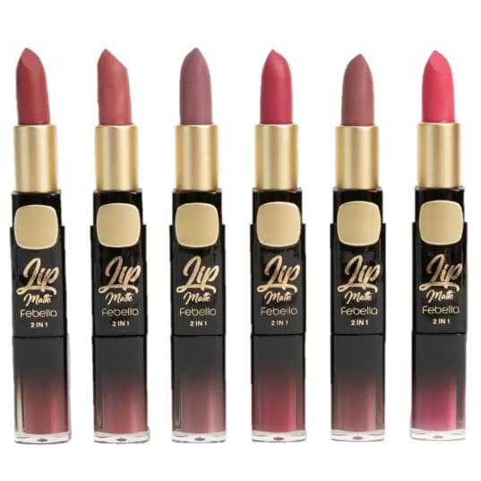 Batom Duo Lip Matte A DBT6013 - Febella