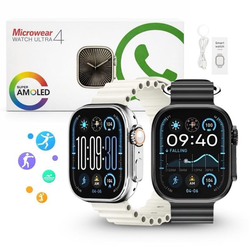 Smartwatch Watch 10 plus amoled com gps Responde mensagens Whats