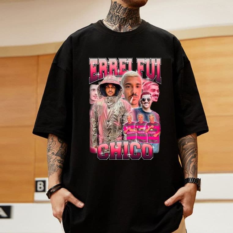 Camiseta Oversized Streetwear Unissex Chico Moedas camisa