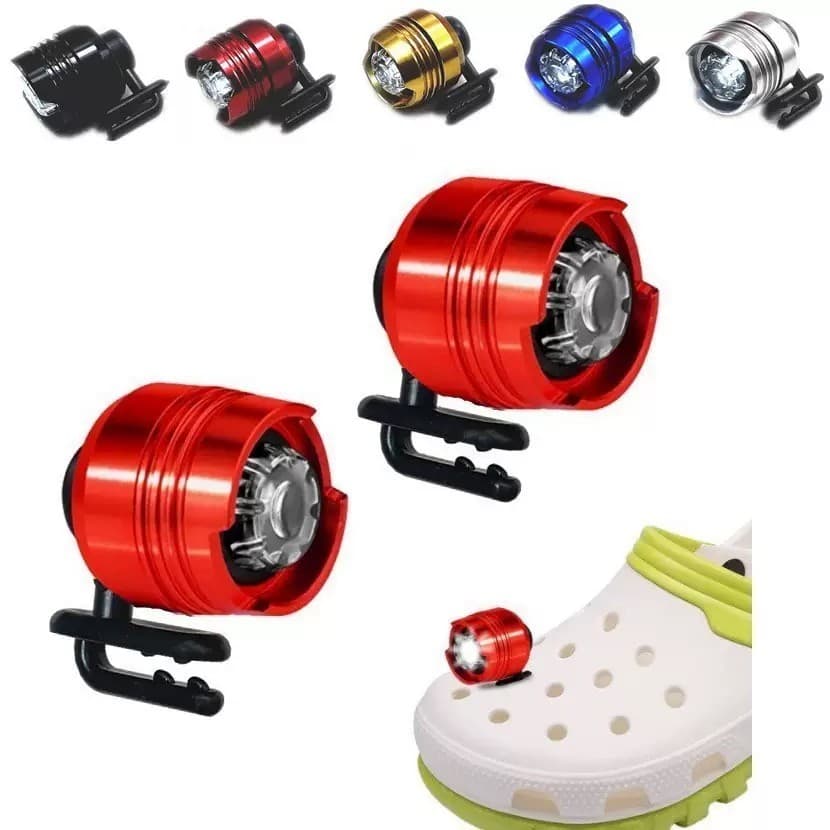 Faróis Para Croc 3 Tipos De Luzes Footlight Caminhadas Acampamento Aviso Esportes Ao Ar Livre
