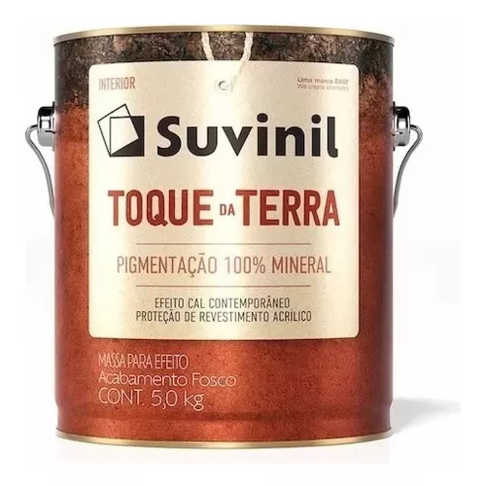 SUVINIL MASSA EFEITO FOSCO TOQUE DA TERRA AREIA BRITA 5KG
