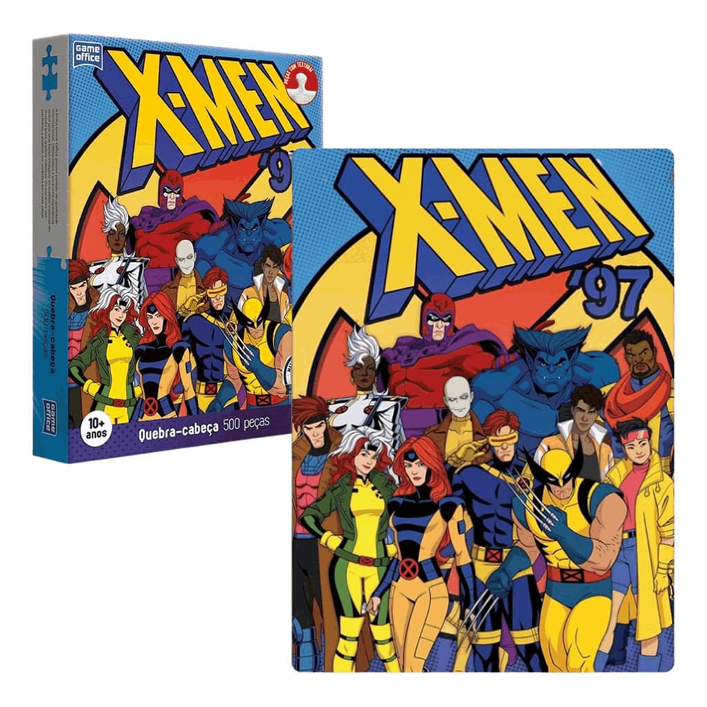 Quebra Cabeça X Men 97 Série Animada Marvel 500 Peças Colecionador