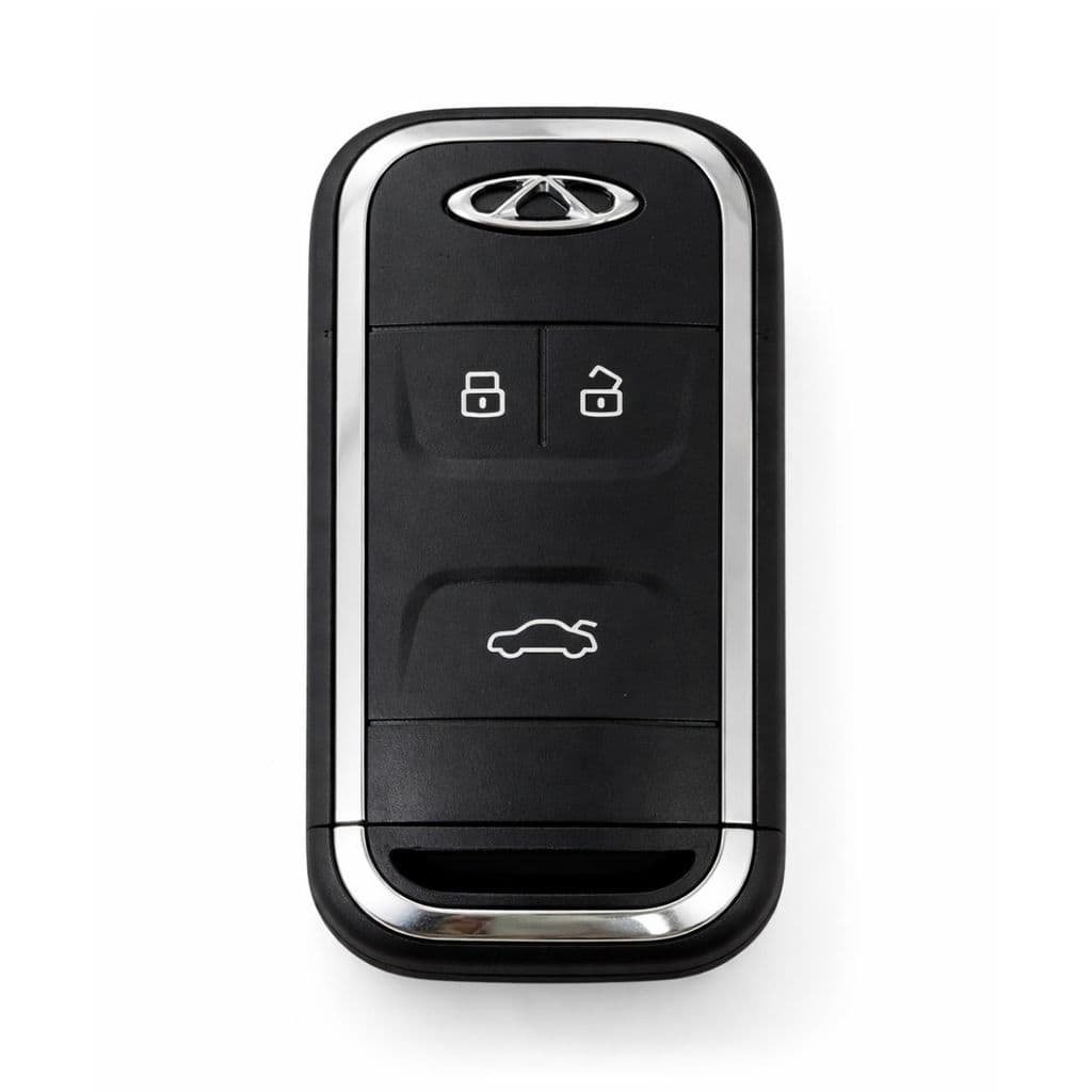 Chave Original Chery Presença Chip4A Com Circuito Tiggo 8X 2021 3 Botões
