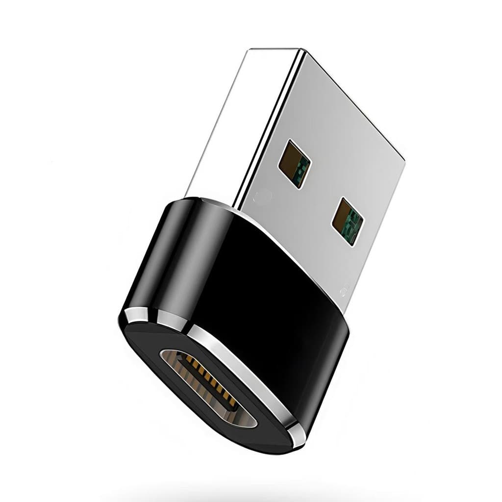 Mini Adaptador OTG USB P/ Tipo-C Para PCs e Notebooks Antigos Transferência Carregamento