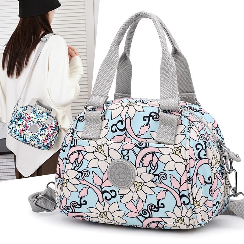Pano de náilon 2025 novo estilo saco do mensageiro feminino versão coreana bolsa Casual Multi-camada bolsa de ombro senh