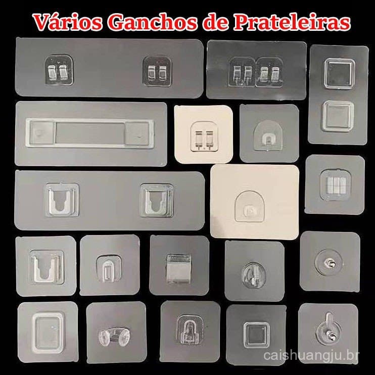 Coleção De Ganchos De kit Autocolante De Gancho De Parede Para Cozinha Armazenamento Forte Sem Costura