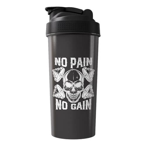 Coqueteleira Academia Shaker Treino Garrafa Agua Bike Preta Preto