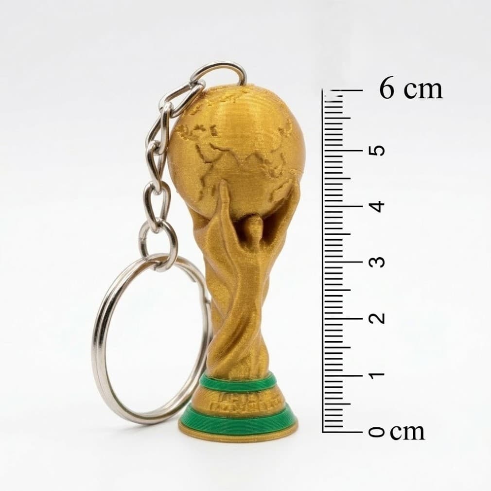 Kit Chaveiro Copa do Mundo Impressão 3D Qualidade Mala Acessório