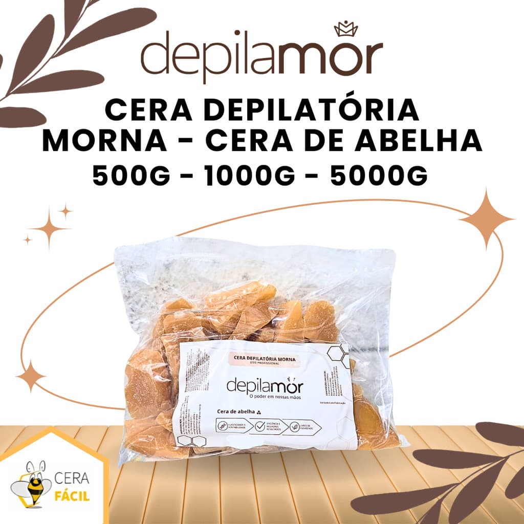 Depilamor - Cera de Abelha - Cera Depilatória