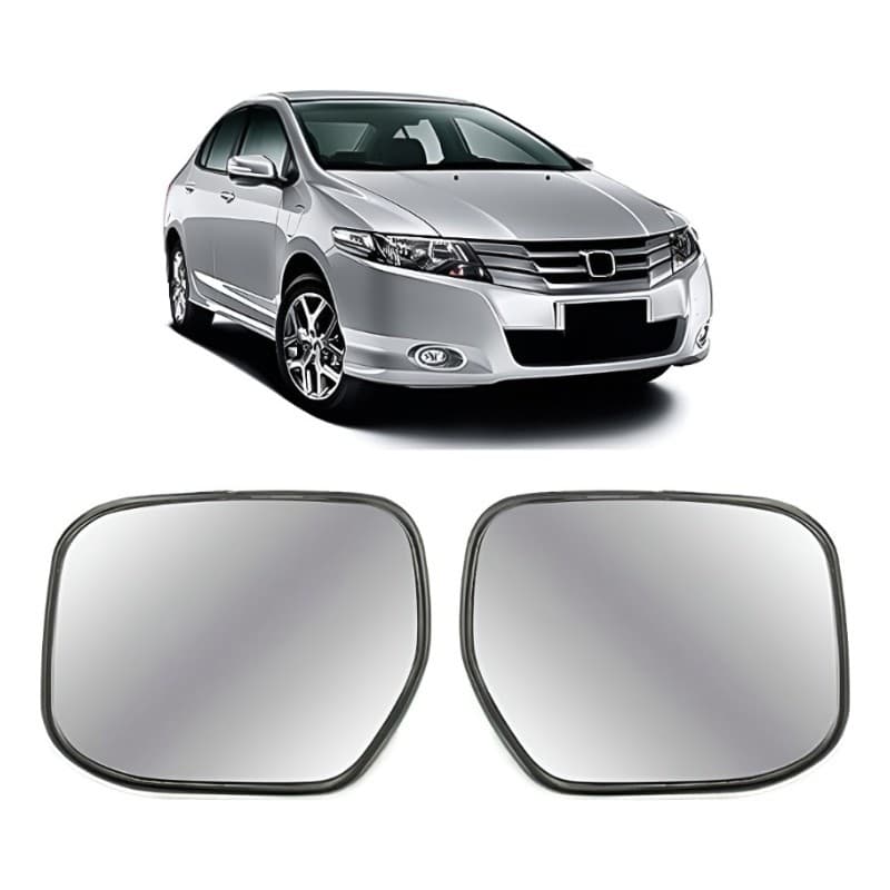 PAR DE LENTE RETROVISOR HONDA CITY 2010 A 2015 LADO DIREITO E ESQUERDO
