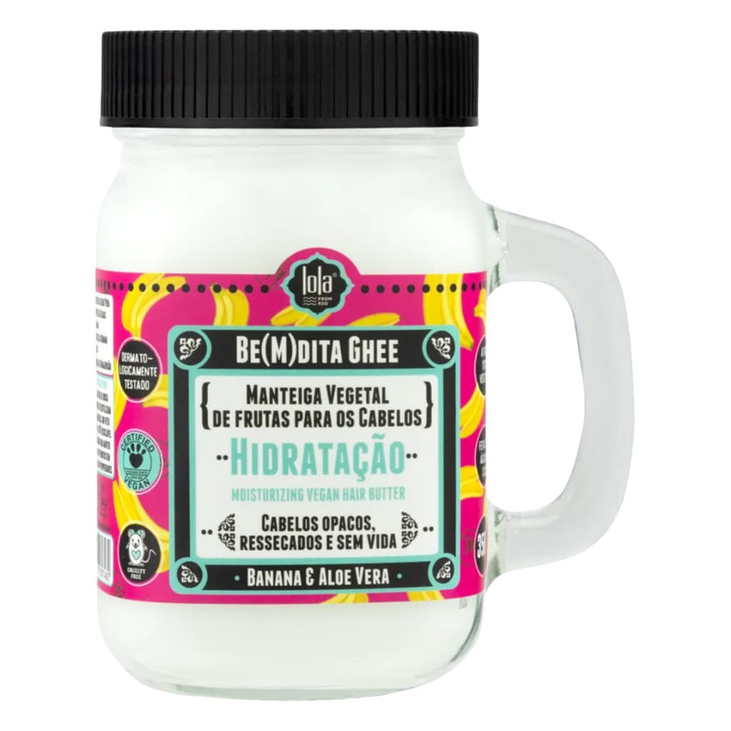 Lola Mascara Capilar Bemdita Ghee Hidratacao Banana 350g