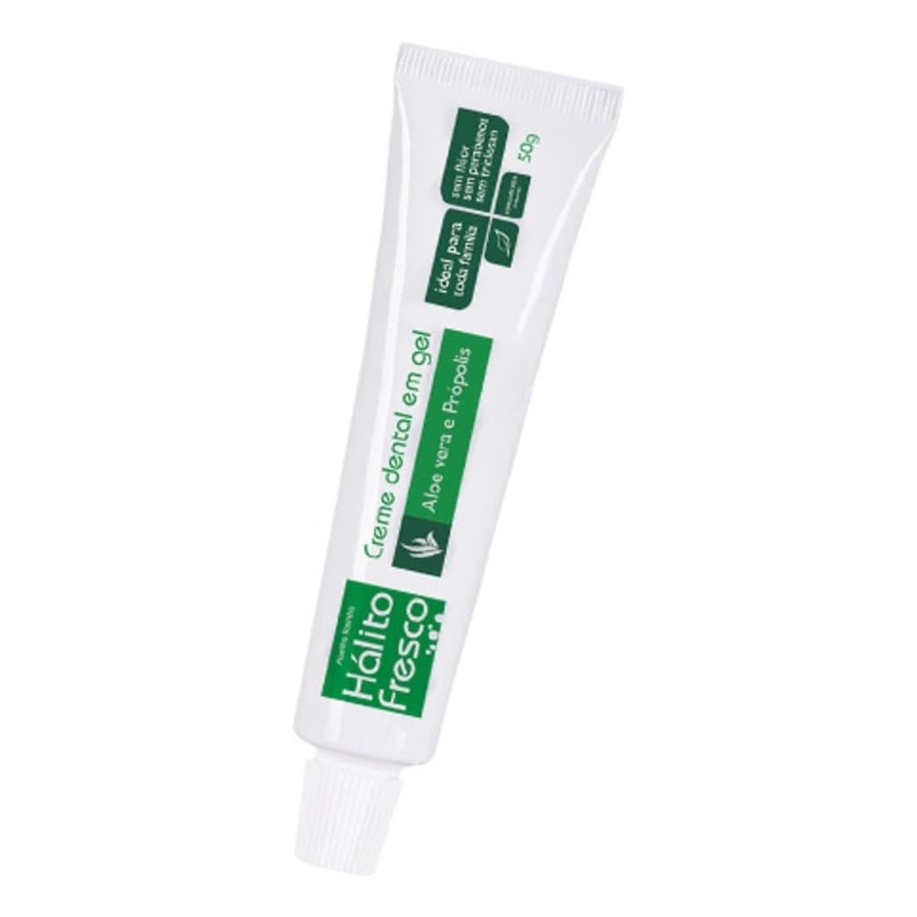 Creme Dental Gel Aloe Vera E Própolis S/ Flúor Abelha Rainha