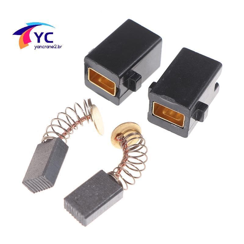 YCBR 1 Par De Escova De Carbono Com Suporte Para Peças Sobressalentes De Furadeira De Impacto TSB1300/5500 .