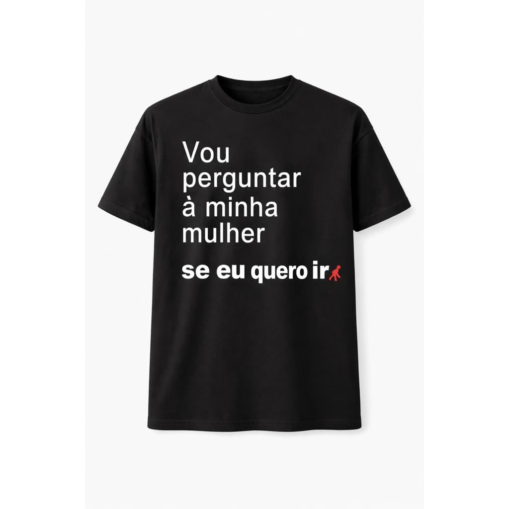 Camiseta 100% Algodão Sublimada Vou Perguntar Se Eu Quero Ir Meme Carnaval 2026 Envio Imediato