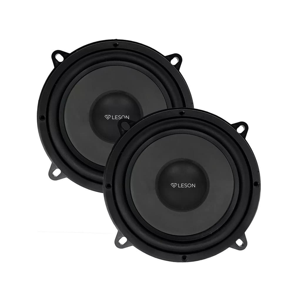 Par Alto Falantes 5 Pol 280w D-bass 4 Ohms Auto Leson Preto