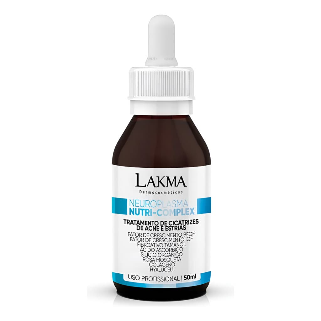NEUROPLASMA NUTRI COMPLEX MICROAGULHAMENTO LAKMA 50ML TODO TIPO DE PELE DIA/NOITE