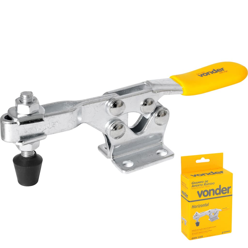 Grampo De Aperto Rápido Horizontal Toggle Clamp Vonder GHV225